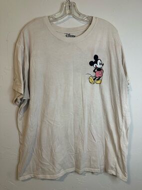 Disney Cream Tee Mickey Mouse